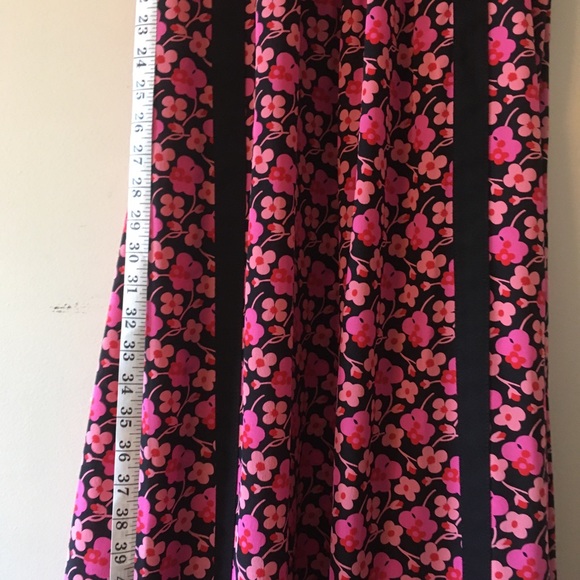 NWT ANNA SUI SILK MAXI DRESS WILDFLOWERS IN THE WIND - Picture 10 of 15